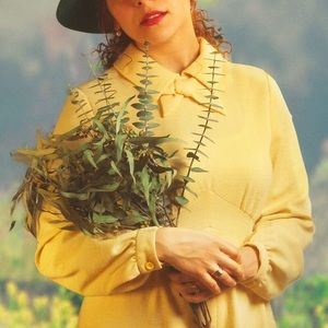 Vintage Yellow Dress